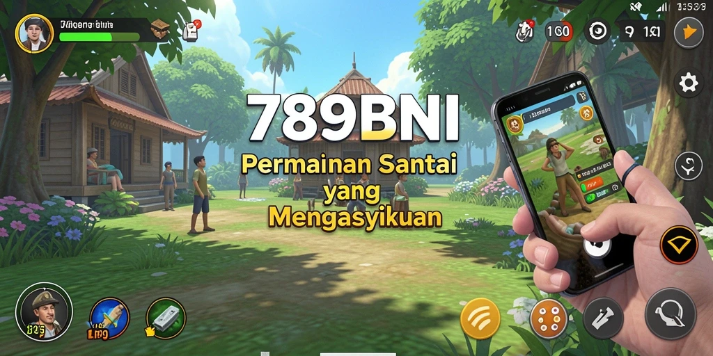 Tangkapan layar utama 789BNI menampilkan gameplay yang energik dan penuh warna.