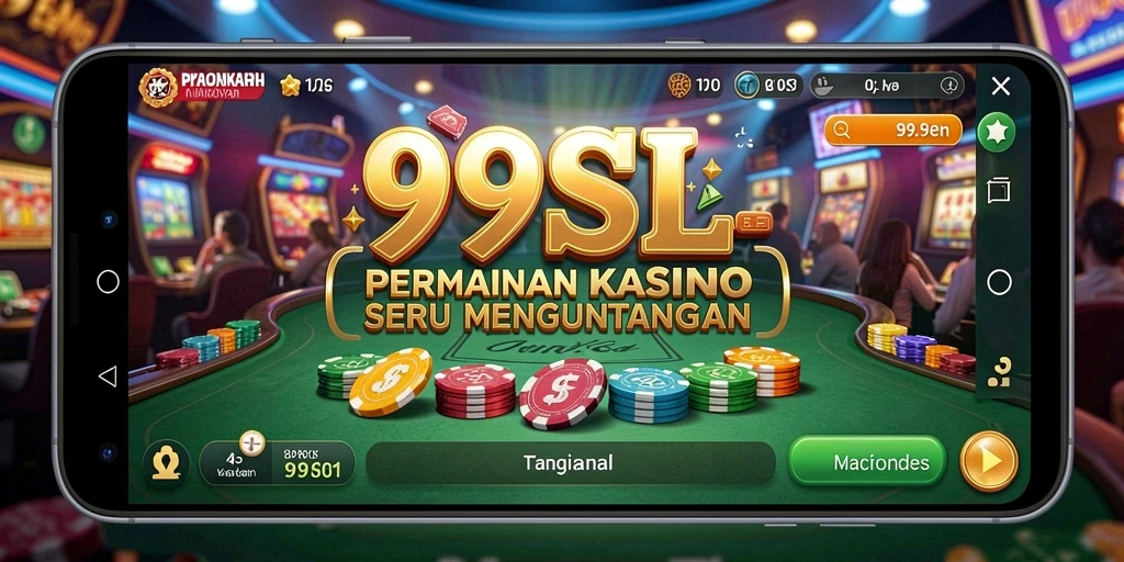 Screenshot gameplay Kasino yang menampilkan keseruan bermain 99SL.