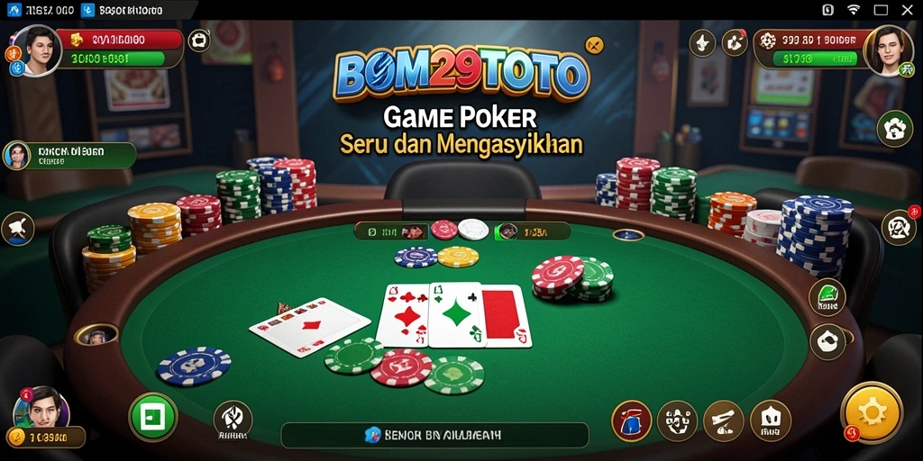 Gameplay seru poker di BOM29TOTO dengan pemain aktif.