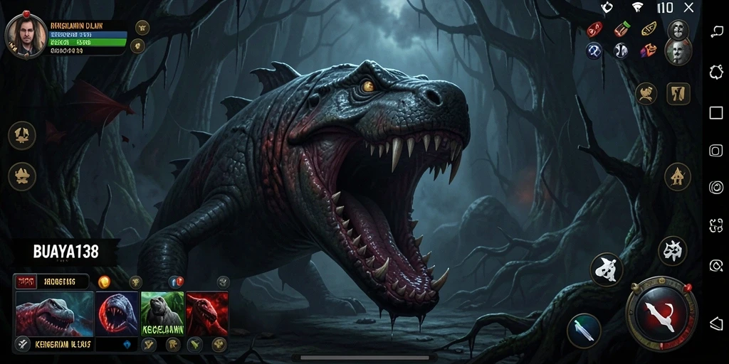 Screenshot dari gameplay BUAYA138 yang mencekam dan penuh ketegangan.