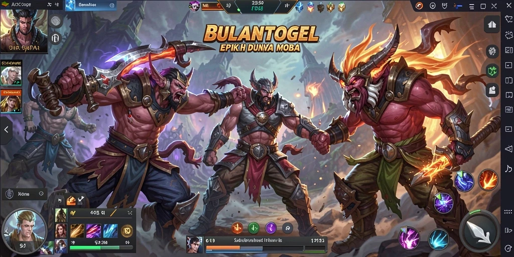 Screenshot dari gameplay seru di BULANTOGEL.