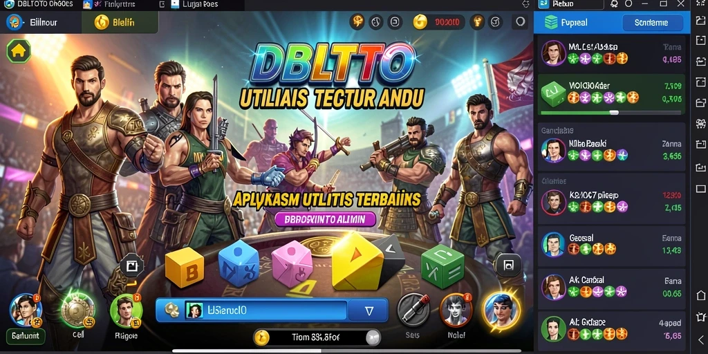 Tampilan utama DBLTOTO dengan fitur pengingat yang menarik.