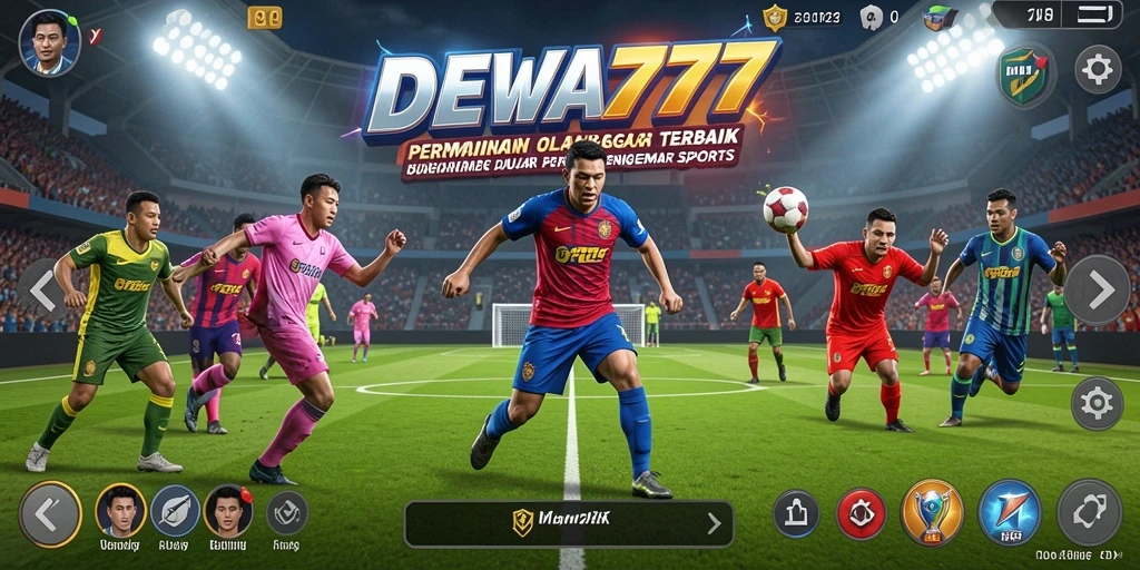 Tampilan menarik dari gameplay DEWA777 yang penuh aksi olahraga.
