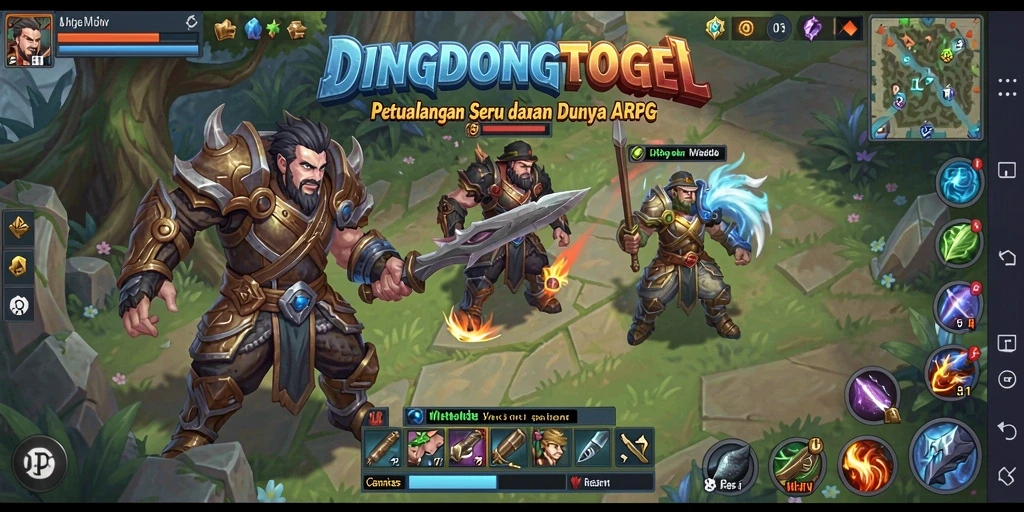 Tampilan menarik dari gameplay DINGDONGTOGEL yang seru.