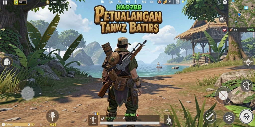 Tangkapan layar menunjukkan momen eksplorasi di dunia terbuka HAO788.