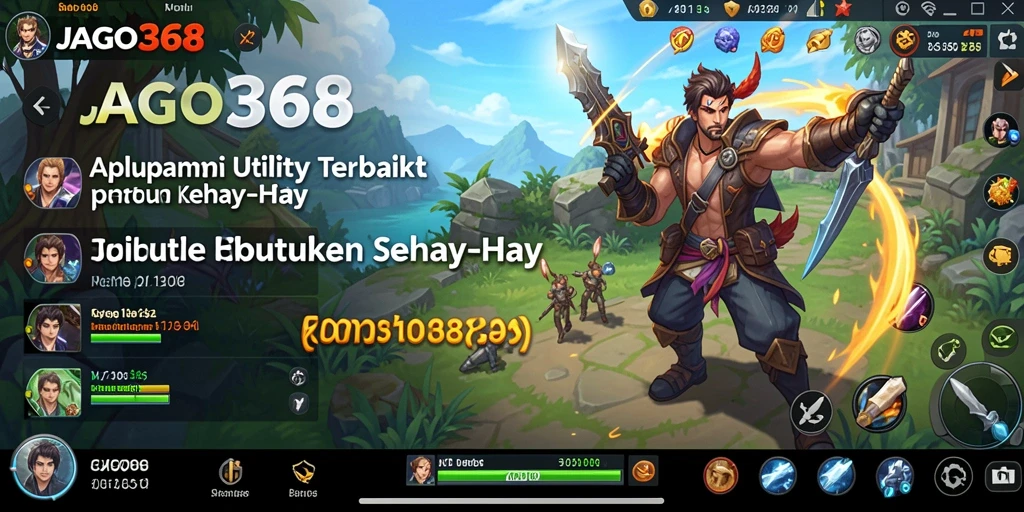 Tampilan antarmuka JAGO368 yang user-friendly dan fungsional.