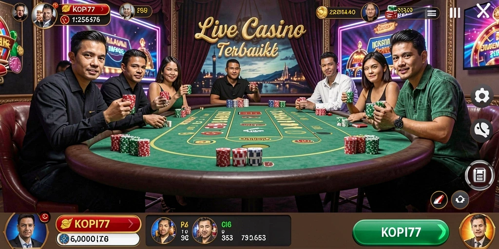 Tampilan gameplay KOPI77 yang mengasyikkan dan interaktif.