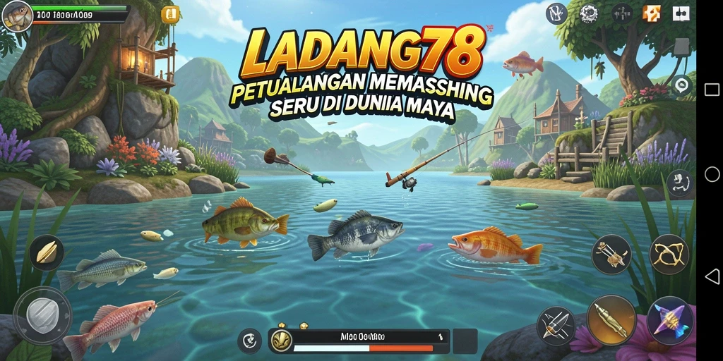 Melihat aksi menangkap ikan dengan pemandangan indah.