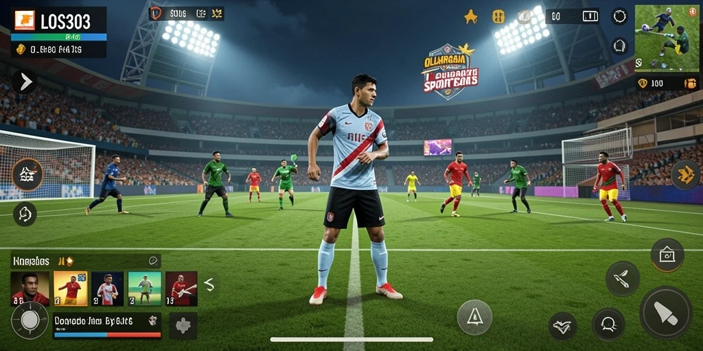 Screenshot gameplay LOS303 menampilkan statistik olahraga yang menarik.