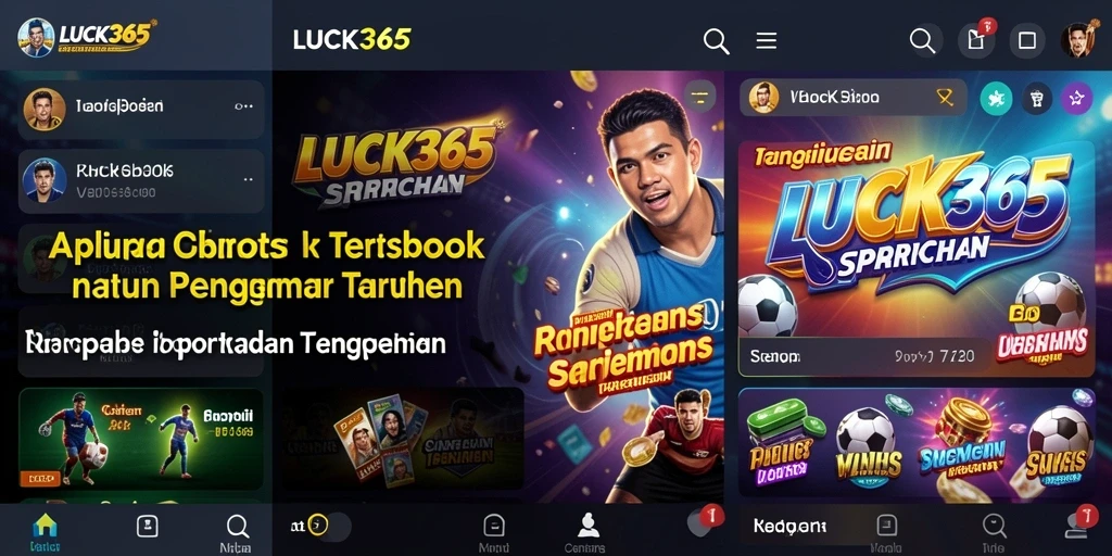 Tampilan gameplay LUCK365 dengan taruhan olahraga yang menarik.