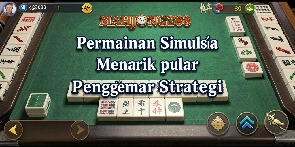 Tampilan gameplay <strong>MAHJONG288</strong> yang menarik dan menantang.