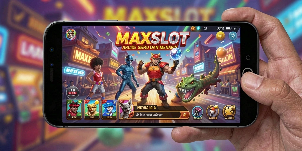 Tampilan gameplay MAXSLOT dengan grafis menarik dan aksi cepat.