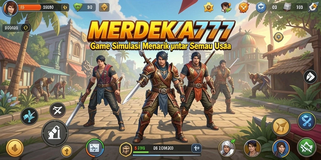 Screenshot gameplay <strong>MERDEKA777</strong> yang menampilkan aksi seru