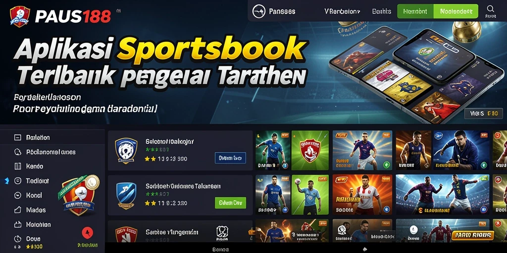 Tangkapan layar utama PAUS188 menampilkan antarmuka sportsbook yang menarik dan intuitif.