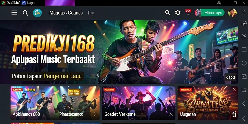 Tampilan gameplay PREDIKSI168 yang menarik saat menikmati musik.