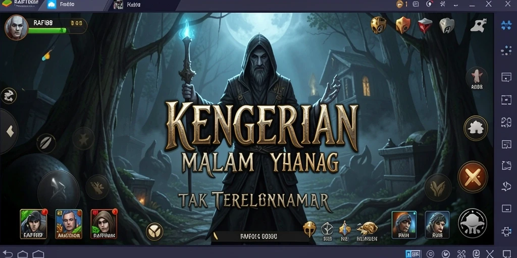 Menampilkan gameplay menyeramkan dan lokasi-lokasi kelam di RAFI88.