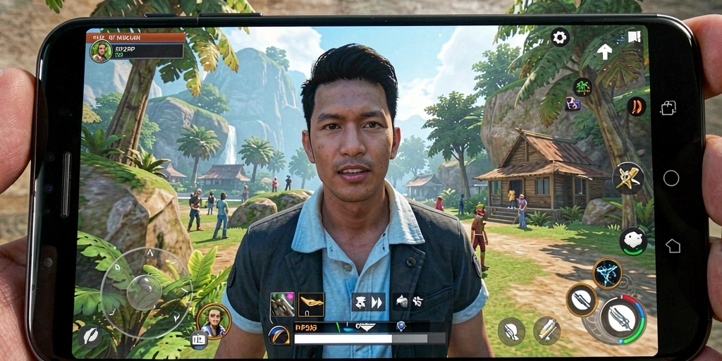 Tampilan gameplay RP62RP yang menyenangkan dan penuh warna.