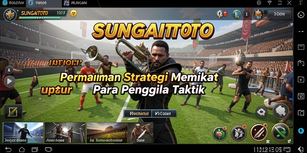 Screenshot SUNGAITOTO memperlihatkan intensitas gameplay strategi yang mendebarkan.