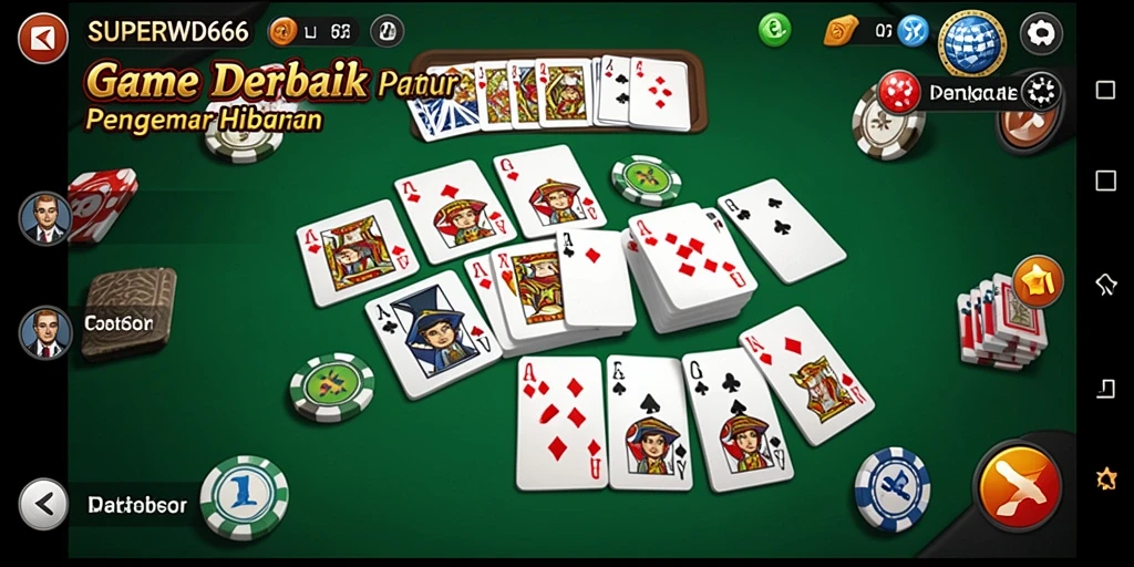 Screenshot gameplay SUPERWD666 menunjukkan keseruan permainan Domino.