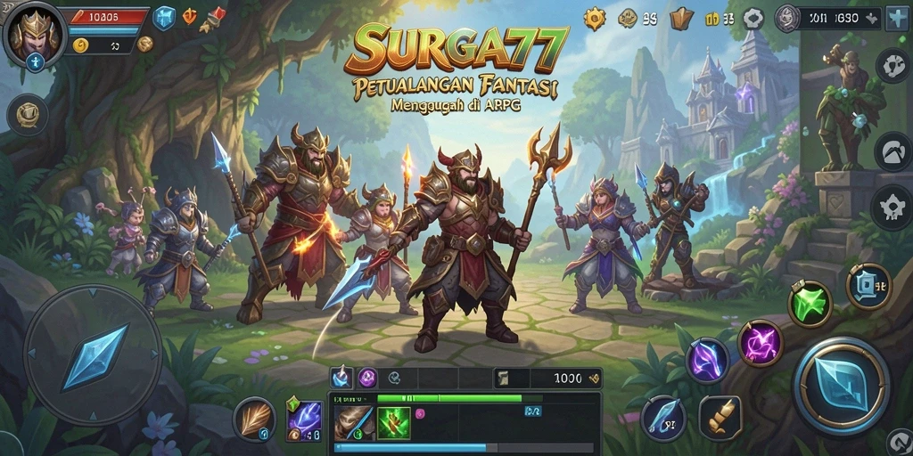 Gameplay seru SURGA77 dengan grafis yang menakjubkan.