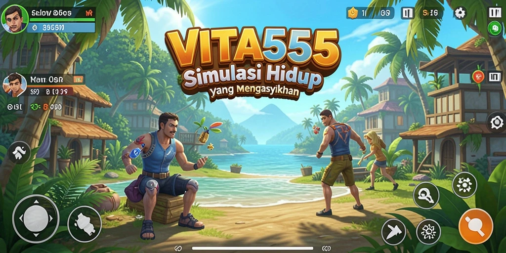 Tampilan gameplay VITA555 yang menarik dan interaktif.