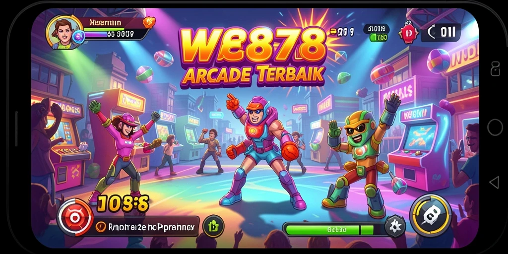 Tampilan gameplay seru dari WE878 di arena Arcade.