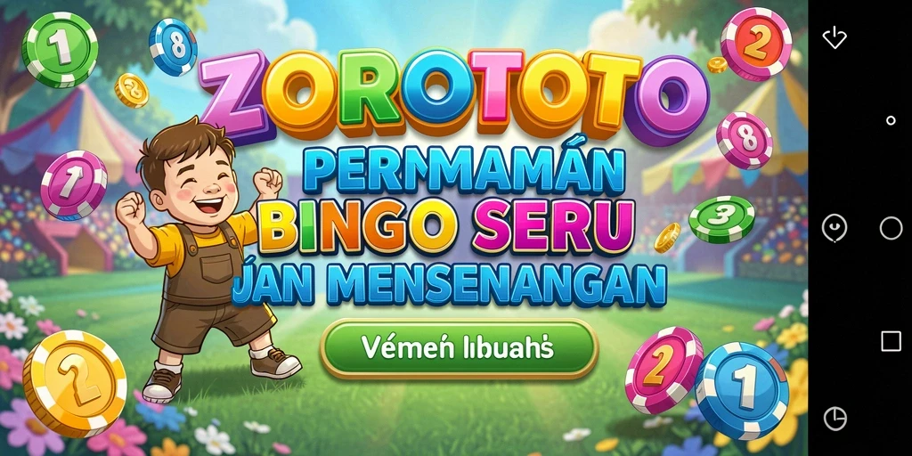 Tampilan menarik dari gameplay Bingo ZOROTOTO.